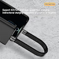Miniatyrbild 1 av 5: Usb Gen3 Datakabel Pd 100w Snabbladdning Usb C Till Typ C Kabel För 4 8k@60hz Kabel 40gbps Datakabel