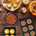 Miniatyrbilde 3 av 5: JiKaiX 5 stk. Bakeform Non-Stick Bakeform Sett Varmebestandig Karbonstål Kakeform for Kjøkken Bakeri