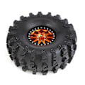 Miniatyrbillede 3 af 5: 4 stk. 150 mm Metal 2.2 Beadlock Fælgsæt med Dæk til 1/10 Rc Crawler Bil Axial Scx10 Wraith Capra T