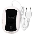 Miniatyrbild 1 av 5: Trådlös naturgasdetektor Högkänslig 80db Varning 433mhz Säkerhetssystem Gasläckagesensor Eu