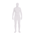 Miniatyrbillede 2 af 5: Heldragt Unisex Spandex Stretch Voksen Kostume Zentai Usynlig Mand Kropsdragt White 170CM