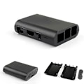 Miniatyrbillede 2 af 5: Bærbar Sort ABS Plastik Kasse Kabinet til Raspberry Pi 3 Pi 2 Model B