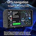 Pikkukuva 5 / 5: 2 Din 7 tuuman autoradio autostereo Bluetooth Mp5-soitin Carplay Android Auto Usb Fm -kosketusnäytöllä