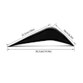 Miniatyrbillede 2 af 5: 8x Bil Bagkofanger Luft Diffuser Fin Spoiler Til Corvette C7 2014-2019