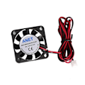 Miniatyrbillede 1 af 4: 4010 DC 12V Børsteløs Køleblæser 2 Ledninger til RepRap Prusa i3 DIY 3D Printer (Sort)