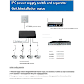 Miniatyrbillede 3 af 5: 8 Porte 6+2 Injektor Over Rj45 Ethernet Familie Netværkssystem 10/100m Til Kameraer Uden Adapter