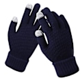 Miniatyrbild 5 av 5: Dam Vinter Touch Screen Handskar Tjocka Varma Stickade Stretchhandskar Imitationsull Full Finger Utomhus Skidhandskar Red
