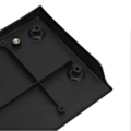 Miniatyrbillede 2 af 5: Forlygte Nummerpladeholder 51139801613 Stabil Støtte Nummerpladebeslag Udskiftning til Cooper R60 R61