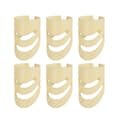 2 Set Gitarr Fingerplektrum DIY Plast Fingertoppsskydd Fingerplektrum för Gitarr Bas Mandolin Ukulele (Storlek M, 3st/Set)