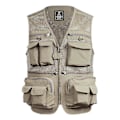 Miniatyrbillede 1 af 4: Fiskevest Åndbar Fiske Rejse Mesh Vest Khaki 4XL