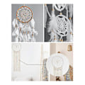 Miniatyrbillede 4 af 5: 12 stk. 6 størrelser Guld Dream Catcher Metalringe Blomsterhjul Krans Makrame Kreationer Ring Til Diy C