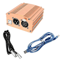 Miniatyrbilde 1 av 5: 48v USB Fantomstrømforsyning Mikrofonkabel For Kondensatormikrofon Studioopptak Kondensator M