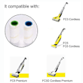 Miniatyrbilde 3 av 5: 6 stk. for Fc3 Fc3d Fc5 Fc7 Trådløs Gulvrenser Mikrofiber Rullebørste Tilbehør Erstatning Ro