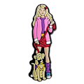 Miniatyrbillede 1 af 5: 1 stk. Barbie Dukke Serie Croc Charms Designer Til Pige Sko Charms Croc Tilbehør Til Klassisk Træsko Børne Gave Hot Sale LAN29-01