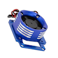 Miniatyrbillede 3 af 5: Metal Køleventilator Motor Køleplade Med LED Lys Til 1/8 Sledge Rc Bil Opgraderingsdele Tilbehør,b