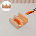 Miniatyrbillede 2 af 4: Håndrullet Sushi Holder Træ U-formet Sushi Stand Sushi Rack Sushi Serveringsstand (2-rums)