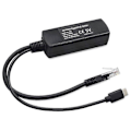 Pikkukuva 3 / 5: 2 kpl 5 V Gigabit PoE -jakaja, USB Type C, 48 V - 5 V 2,4 A -sovitin, IEEE 802.3af -yhteensopiva