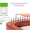 Miniatyrbilde 4 av 5: Lyre Harpe, 19 Strenger Gresk Fiolin, 19 Strenger Lyre Unike Mønstre Skåret Fonetiske Symboler, for Musikk L
