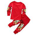 Miniatyrbild 3 av 4: Superhjälte Pyjamas Set för Pojkar Loungewear Topp Byxor Pjs Outfit Sovkläder Iron Man 2-3 Years
