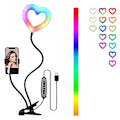 Pikkukuva 2 / 5: 6 tuuman Ph Rgb Joutsenkaula D Ie Videokuvaus 2-in-1 Klipsi, 3+32 Rgb-tilaa