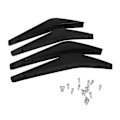 Miniatyrbillede 3 af 5: 8x Bil Bagkofanger Luft Diffuser Fin Spoiler Til Corvette C7 2014-2019