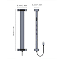 Pikkukuva 5 / 5: USB 3.0 -telakointiasema 10-in-1 Hub-sovitin PD Ethernetillä, kompakti muotoilu, kannettava universaali Type-C -kannettavan telakointiasema