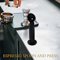 Miniatyrbilde 4 av 4: Coffer Tamper 2 I 1 Presseverktøy Multifunksjonell Espresso Tamper Coffer Skje