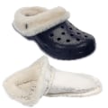 Pikkukuva 1 / 5: Pohjalliset Crocs-puukenkien korvaamiseen, talviset turkisvuoriset kenkävuoret, lämmin irrotettava karvavuori, kotitossut, fleece ulko- ja sisäkäyttöön 39-40