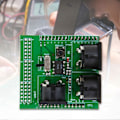 Miniatyrbilde 3 av 5: MIDI Adapter Plate Kompatibel MIDI THRU Port Bærbar Instrument Digital Interface Adapter Plate for Arduino Board