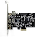 Miniatyrbillede 4 af 5: Pcie Firewire Kort Til Windows 10, Ieee 1394 Pci Express Controller 4 Porte (3 X 6 Pin Og 1 X 4 Pin)