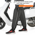 Miniatyrbild 2 av 5: Farfi 1 Par Benskydd Förtjockade Hög Elasticitet Andningsbara Universella Vattentäta Vandring Gaiters För Motorcykel