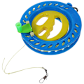 Miniatyrbilde 4 av 4: 1 stk. Plast Kite Line Hjul Kite Hjulvinder Praktisk Kite Tilbehør Bærbar Kite Viklehjul (Farget Krystall Stål Perle Trådvikling 100M) B