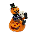 Miniatyrbilde 2 av 5: LED Hodeskalle Gresskar Statue Lys Hodeskalle Gresskar Design Statue Lys Halloween Gresskar Lykt LED Nattlys Gresskar Telys For pumpkin