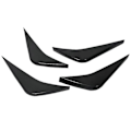 Miniatyrbillede 4 af 5: 8x Bil Bagkofanger Luft Diffuser Fin Spoiler Til Corvette C7 2014-2019