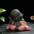 Miniatyrbilde 2 av 5: Søt Keramisk Buddha Statue Figur Ornts Hjem R C