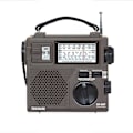 Pikkukuva 1 / 5: -88p Digitaalinen radiovastaanotin hätävalolla Dynamo-radio sisäänrakennetulla kaiuttimella manuaalinen käsikäyttö