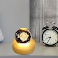Miniatyrbild 2 av 4: 2 ST LED-ljus Displaybaser Trä Kristallkula Hållare USB Lamp Displaybaser