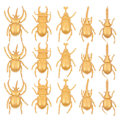 Miniatyrbild 1 av 2: 3 Set Simulerade Skalbaggar Realistiska Insekter Leksaker Barn Pojkleksaker för Utbildning