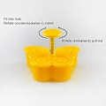 Miniatyrbild 5 av 5: 4 st Påsk Cookie Form Iögonfallande Bekväm Montering Plast Djur Dessertform för Hushåll