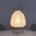 Miniatyrbilde 5 av 5: Japansk rispapirlampe LED bordlampe stue soverom nattbord studier hotell hjemmeopphold stativ gulvlampe, EU-plugg