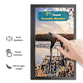 Miniatyrbillede 5 af 5: 7 Tommer Skærm Mon 1024x600 Ips Lcd Citive Mon Display S Metal Bærbar Mon Med