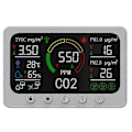Miniatyrbillede 1 af 5: Pt02 Smart CO2 Måler Kvalitetsmonitor Med LCD Display Wifi Kontrol Kuldioxid Sensor Tester (P
