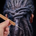Pikkukuva 3 / 4: 3 kpl Dreadlock Virkkuukoukku Setti Bambukahva Loc Neula Hiusten Dreadlocks Virkkuukoukku Lukitustyökalu Locs Letitykseen