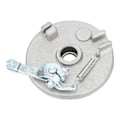 Miniatyrbild 2 av 5: Trumbromsbelägg Rotor för Fram Bak Hjulbroms Aluminiumskydd för CRF50 10in 12in Små Hjul Fälgar