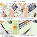 Miniatyrbilde 4 av 5: A4 Papirkutter 12 Tommers Hobby Papirkutter Scrapbooking Med Automatisk Sikkerhetsbeskyttelse Og Sidelinjal For Fotokutter, Håndverksprosjekt, Etikett