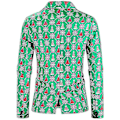 Pikkukuva 2 / 5: Joulu bleiserit miehille, rento yhden napin joulupuku bleiseri COLOR 6 2XL