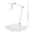 Miniatyrbilde 2 av 3: Action Figure Stativ Plast Justerbart Action Figure Display Stativ Modell Stativ