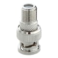Miniatyrbillede 2 af 5: 10 stk. Bnc Hanstik Til F Hun Jack Adapter Coax Konnektor Kobling Cctv Kamera