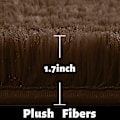 Miniatyrbilde 3 av 5: Tflycq Blush Rundt Teppe For Soverom, Fluffy Sirkelteppe 4'x4' For Barnerom, Pusseteppe For Tenåringsjenterom, Shaggy Sirkelteppe For Barnerom, Fuzzy P