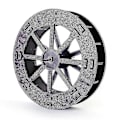 Miniatyrbilde 3 av 4: DIY Hage Plast Vannhjul 17cm 22cm 27cm 31cm 40cm Kina Fengshui Hjul Med Aksel Fjellhage Rennende Vann Drift Landskap 22cm wheel 1PC